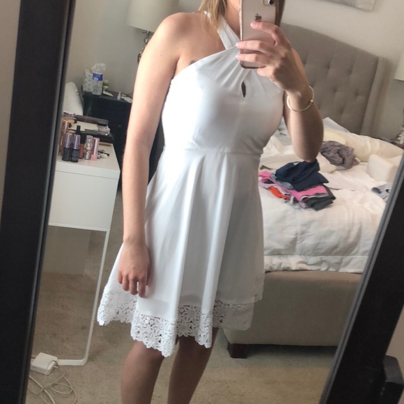 NWOT White mini summer dress - Picture 7 of 8